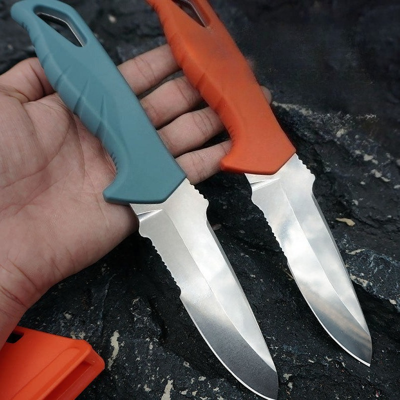 Dive Knife Titanium - Pisau Lurus Multi-warna untuk Berkemah dan