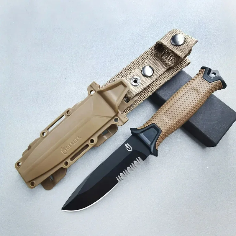 Dive Knife Titanium - Pisau Lipat Luar Ruangan Multifungsi untuk