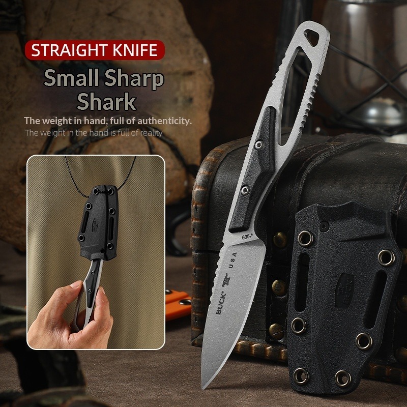 Dive Knife Titanium - Pisau Lurus Luar Ruangan - Pisau
