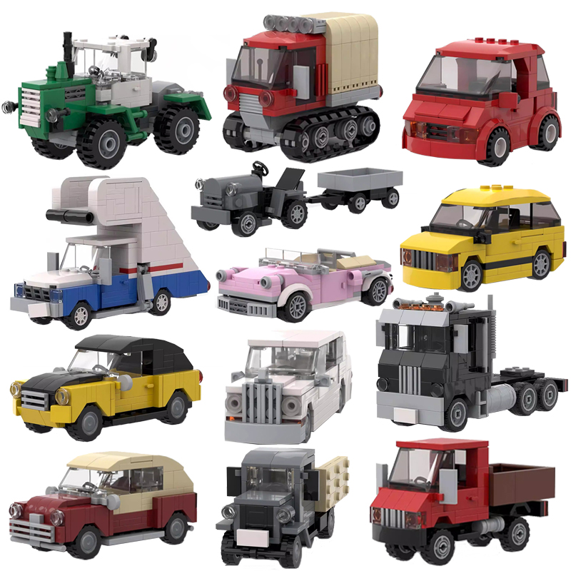 Victor Racket Jetspeed - MOC City Mini Car Tractor Snowmobile