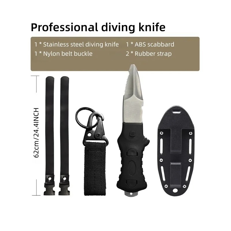 Pisau Penyelamat Air Luar Ruan - Dive Knife Titanium ulasan dan harga