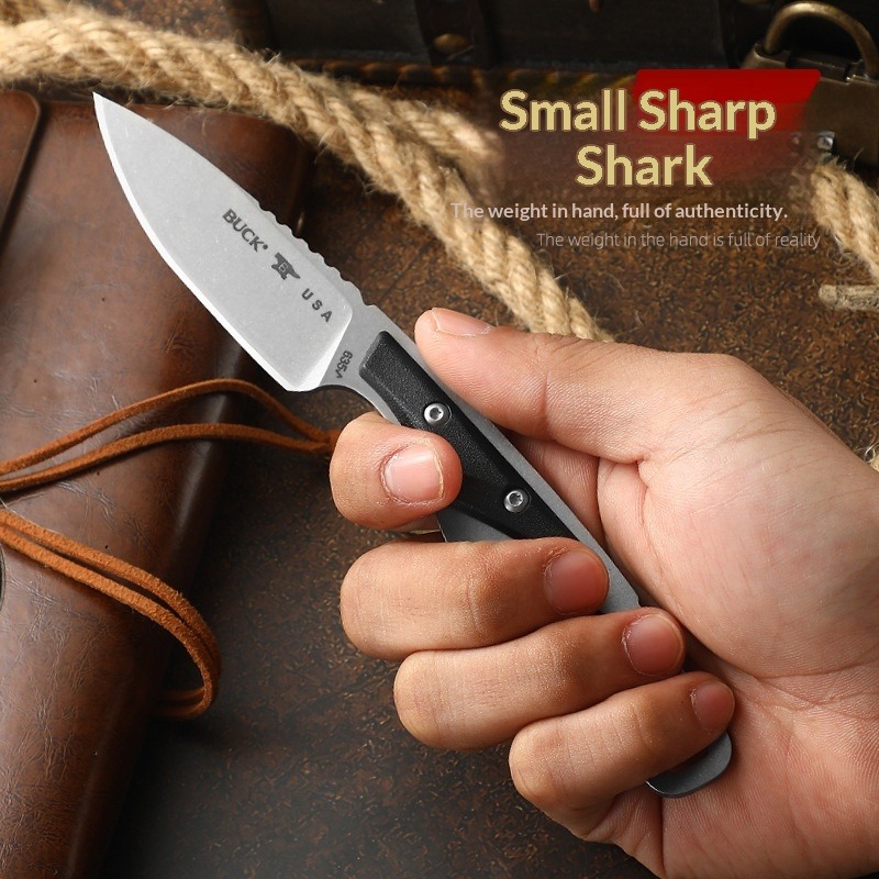 Pisau Lurus Luar Ruangan - Pis - Dive Knife Titanium ulasan dan harga