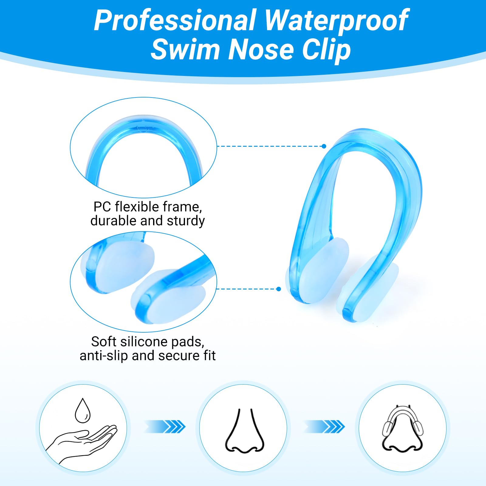 Set Penjepit Hidung Silikon Ta - Aquatic Sports Swimming ulasan dan harga