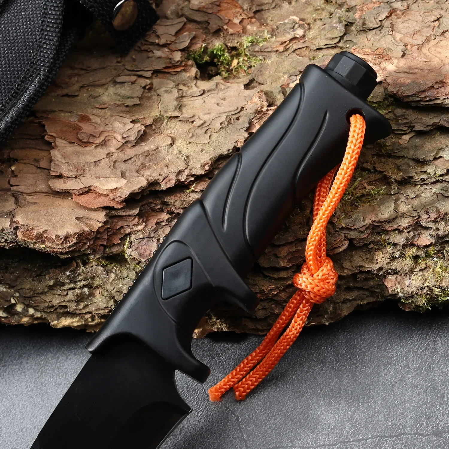 Pisau Lurus Berbilah Tetap Kek - Dive Knife Titanium ulasan dan harga