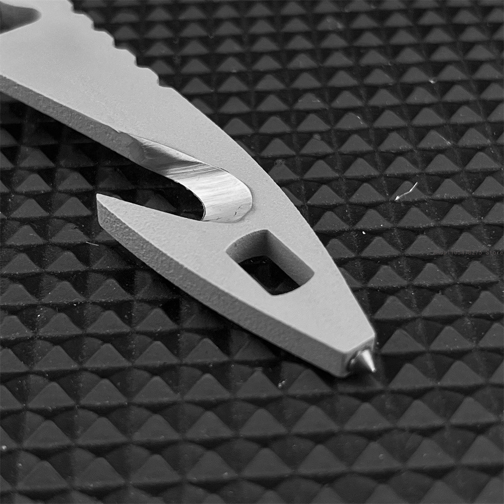 Pisau Bilah Tetap dengan Sarun - Dive Knife Titanium ulasan dan harga