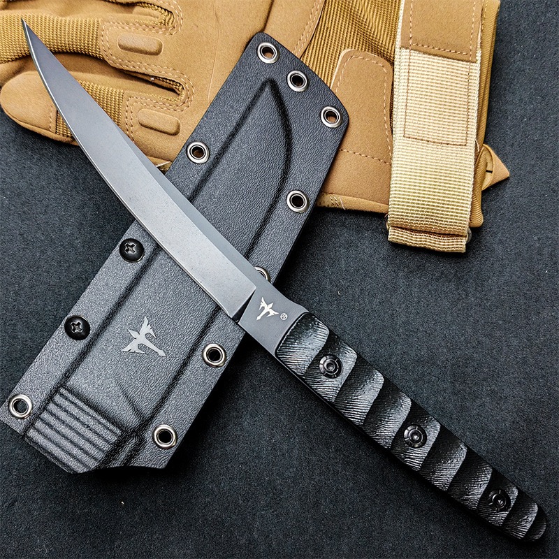 Pisau Kydex dengan Sarung untu - Dive Knife Titanium ulasan dan harga