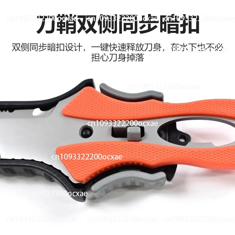 Pisau Penyelamat Air Pemotong  - Dive Knife Titanium ulasan dan harga