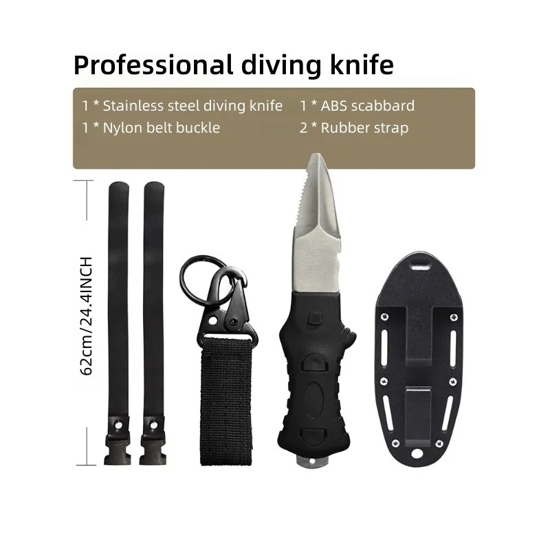 Pisau Penyelamat Air Luar Ruan - Dive Knife Titanium ulasan dan harga